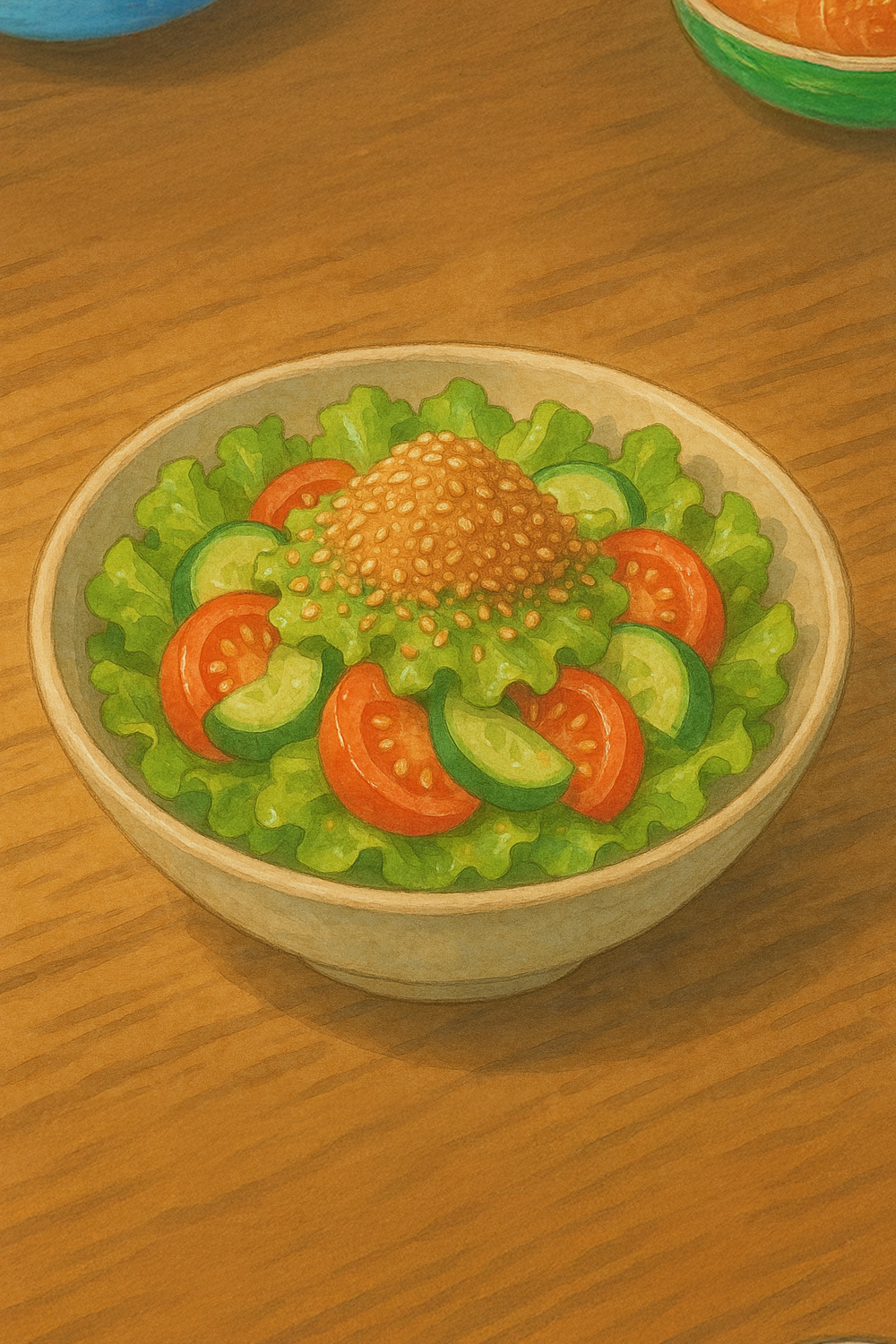 양심깨박 샐러드