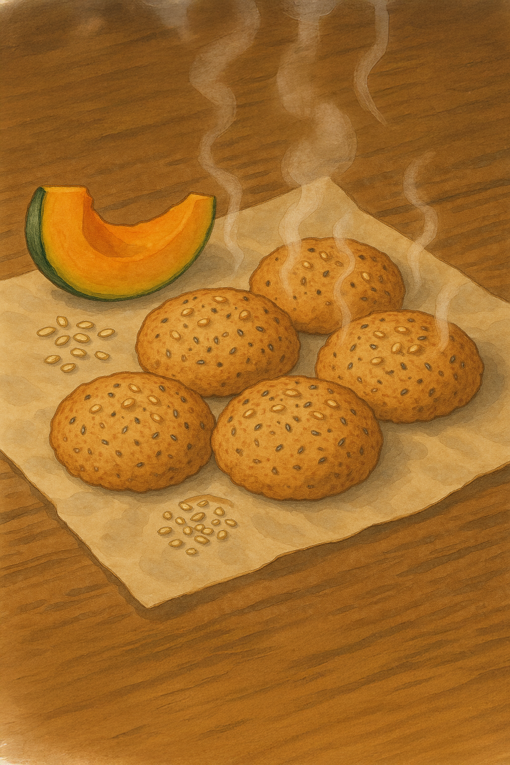 양심깨박 단호박 쿠키